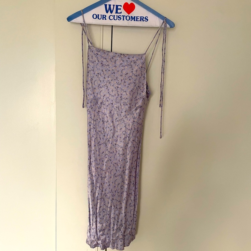 Purple floral Zara dress size XS